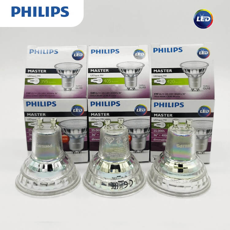 Philips Master Gu10 Dimm Spot Light 4.6W/4.9W/5W/5.5W