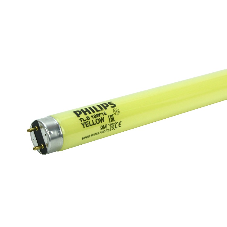 Philips Tl-D Tubo amarillo 0.6/1.2M 18W/36W